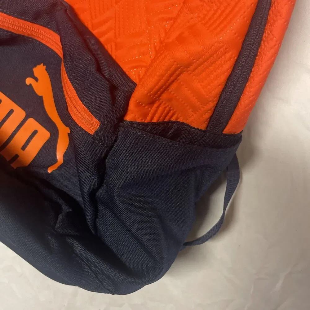 PUMA Backpack - 18 Inch - Orange & Navy Blue - Excellent Condition